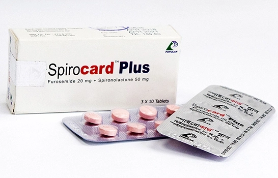 Pack Image: Spirocard Plus 20 mg Tablet (3 x 10)