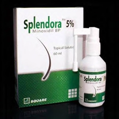 Pack Image: Splendora 5% Scalp Solution (60 ml bottle)