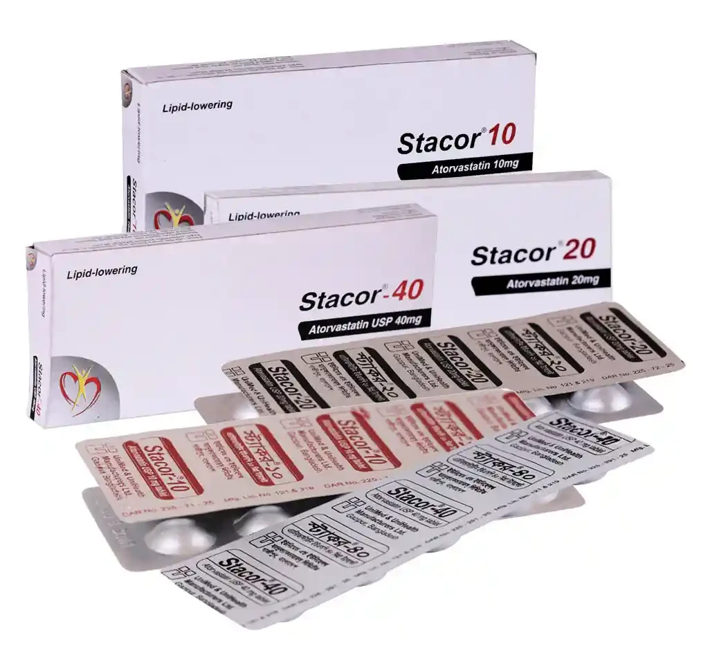 Pack Image: Stacor 10 mg Tablet (3 x 10)
