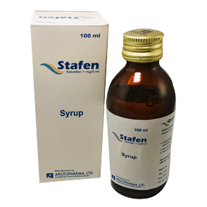 Pack Image: Stafen 1 mg Syrup (100 ml bottle)