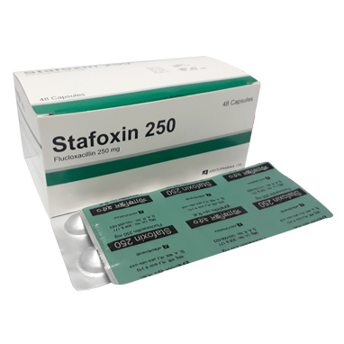 Pack Image: Stafoxin 250 mg Capsule (8 x 6)