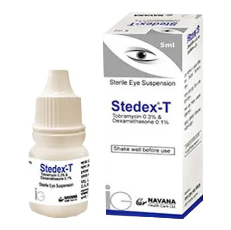 Pack Image: Stedex-T 0.1% 0.3% Eye Drop (5 ml drop)