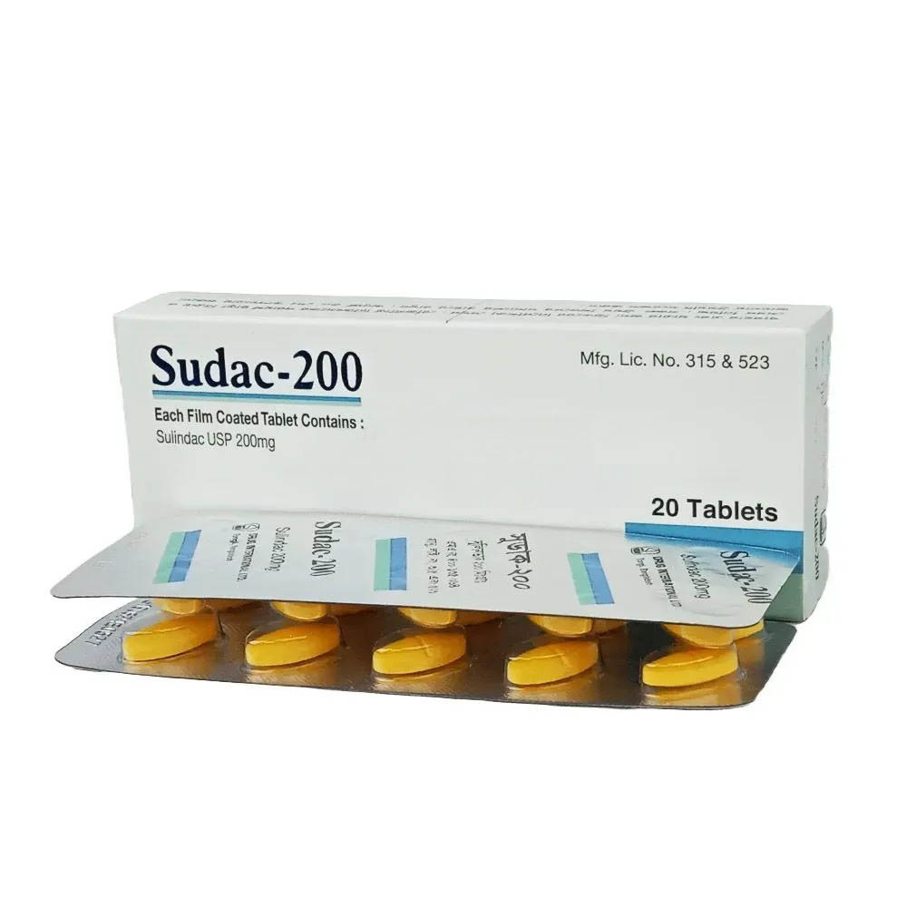 Pack Image: Sudac 200 mg Tablet (2 x 10)