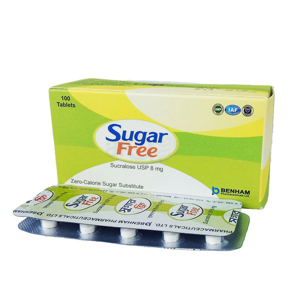 Pack Image: Sugar Free 8 mg Tablet (10 x 10)