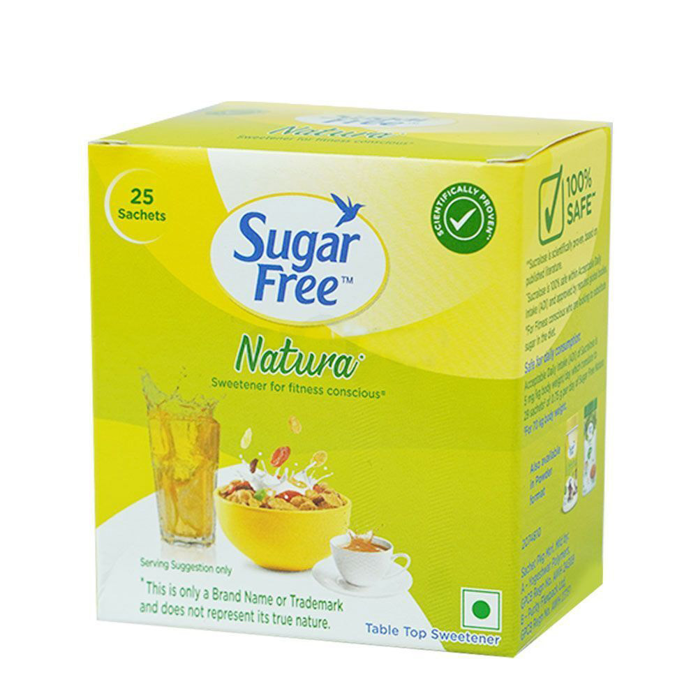 Pack Image: Sugar Free Nature 750 mg Powder (750 mg sachet)