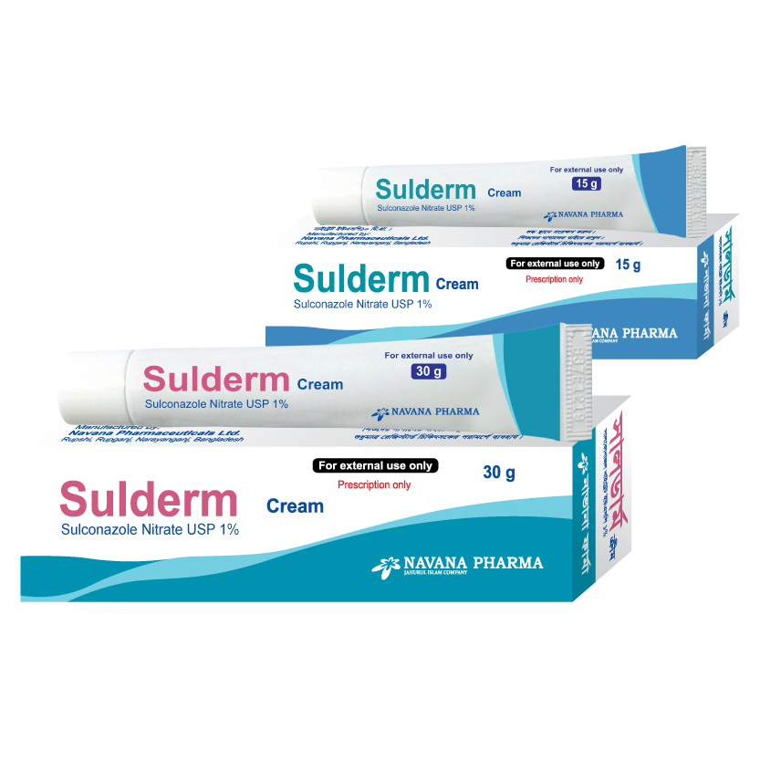 Pack Image: Sulderm 1% Cream (15 gm tube)