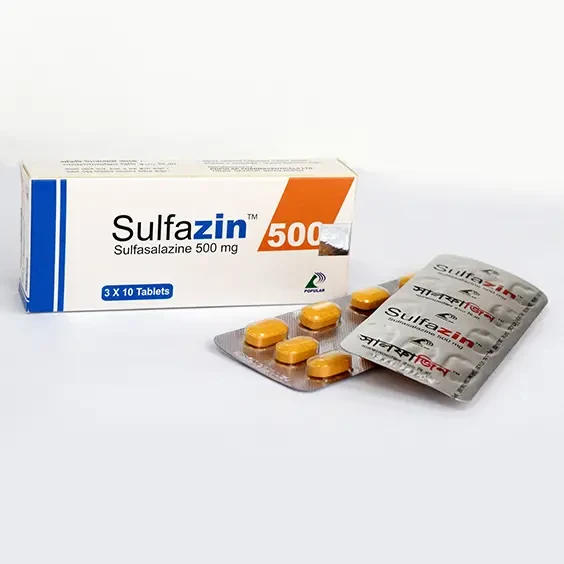 Pack Image: Sulfazin 500 mg Tablet (3 x 10)