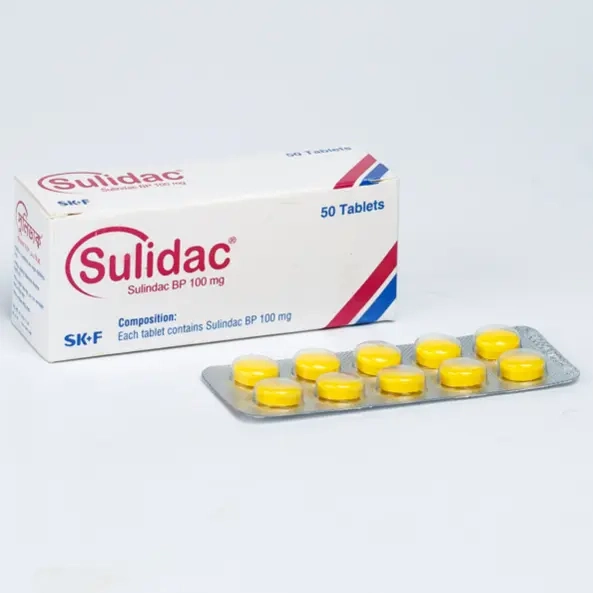 Pack Image: Sulidac 100 mg Tablet (5 x 10)