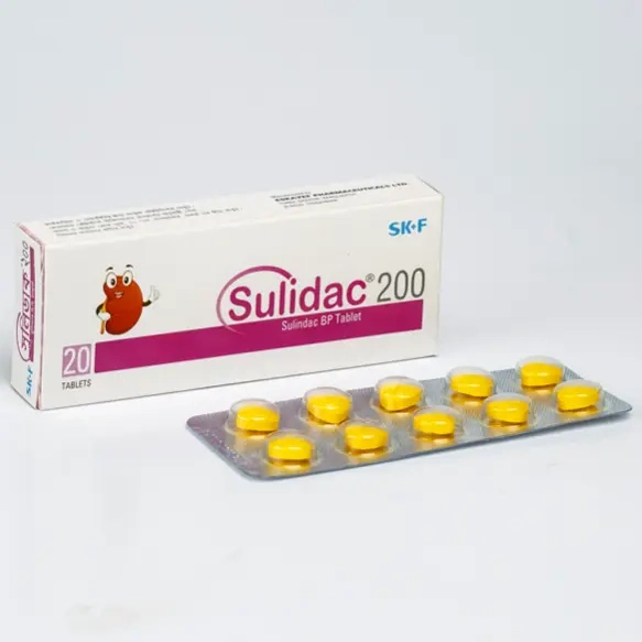 Pack Image: Sulidac 200 mg Tablet (2 x 10)