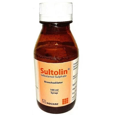 Pack Image: Sultolin 2 mg Syrup (100 ml bottle)