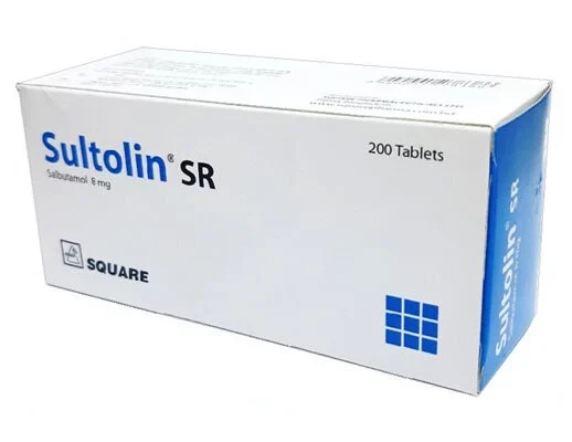 Pack Image: Sultolin SR 8 mg Tablet (20 x 10)