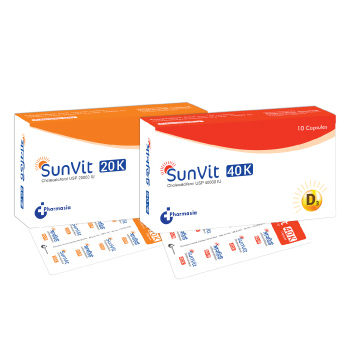 Pack Image: SunVit 40000 IU Capsule (1 x 10)