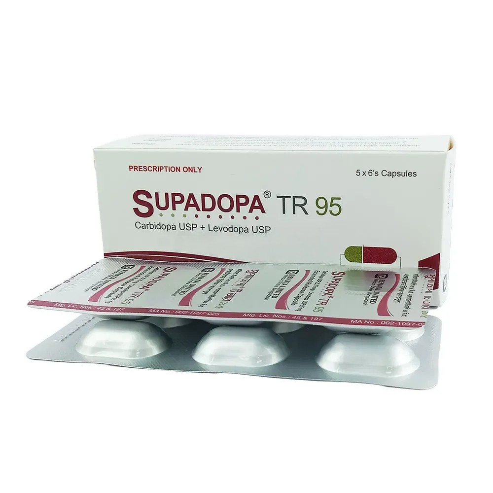 Pack Image: Supadopa TR 23.75 mg Capsule (5 x 6)