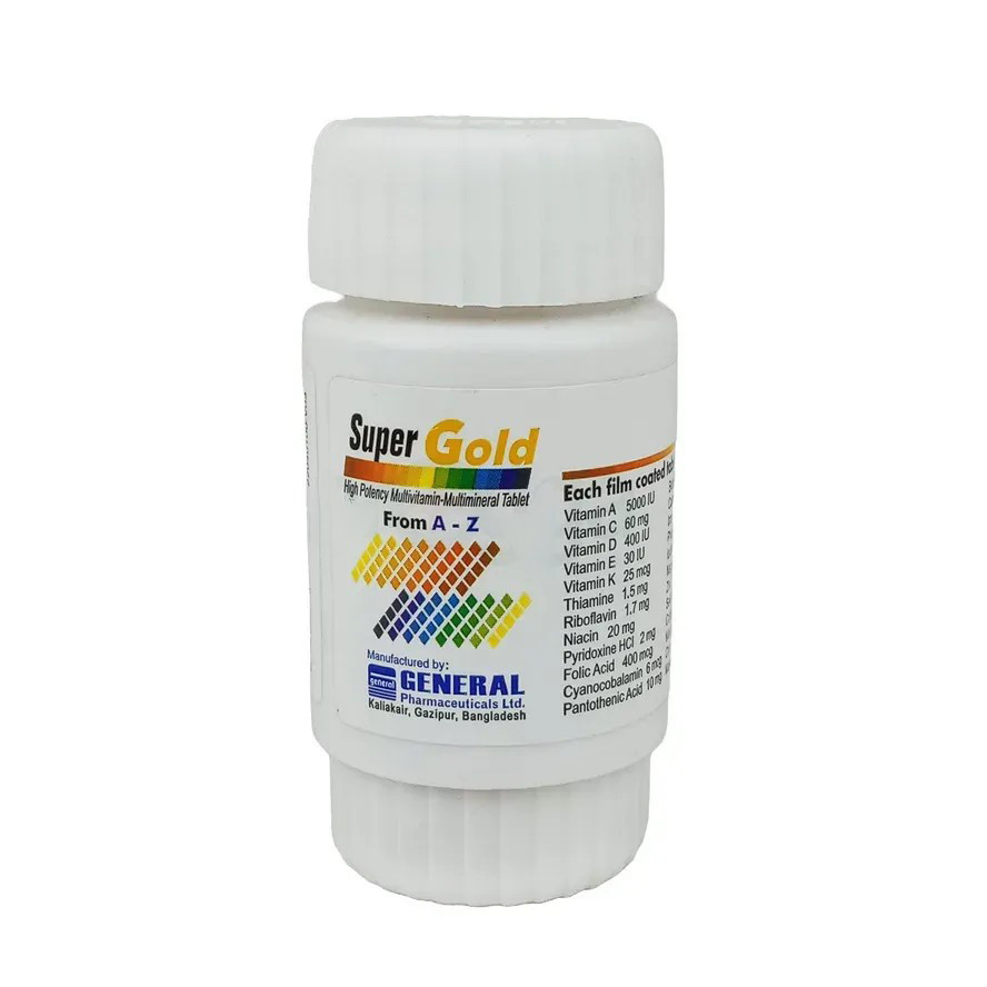 Pack Image: Super Gold  Tablet (1 x 30)