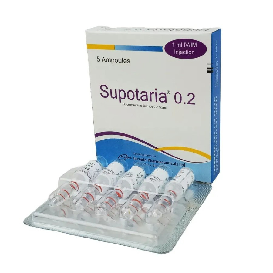 Pack Image: Supotaria 0.2 mg Injection (1 ml ampoule)