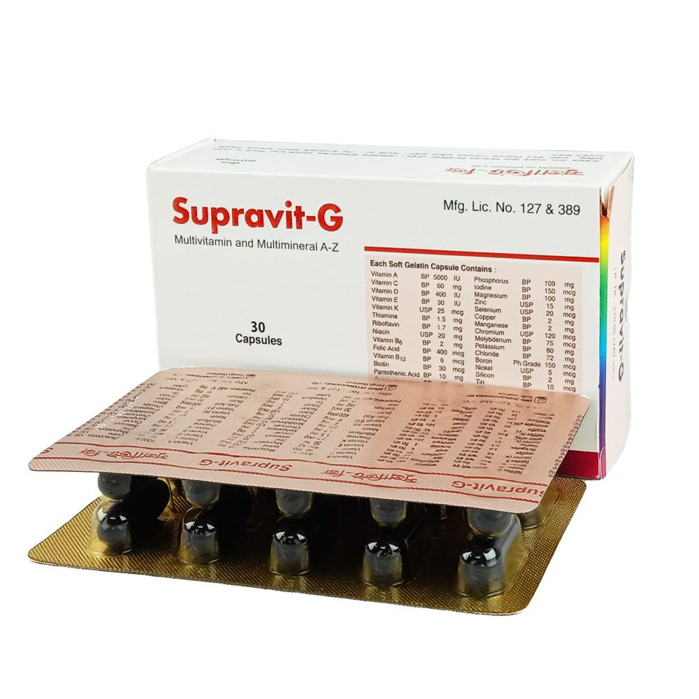 Pack Image: Supravit-G  Capsule (3 x 10)