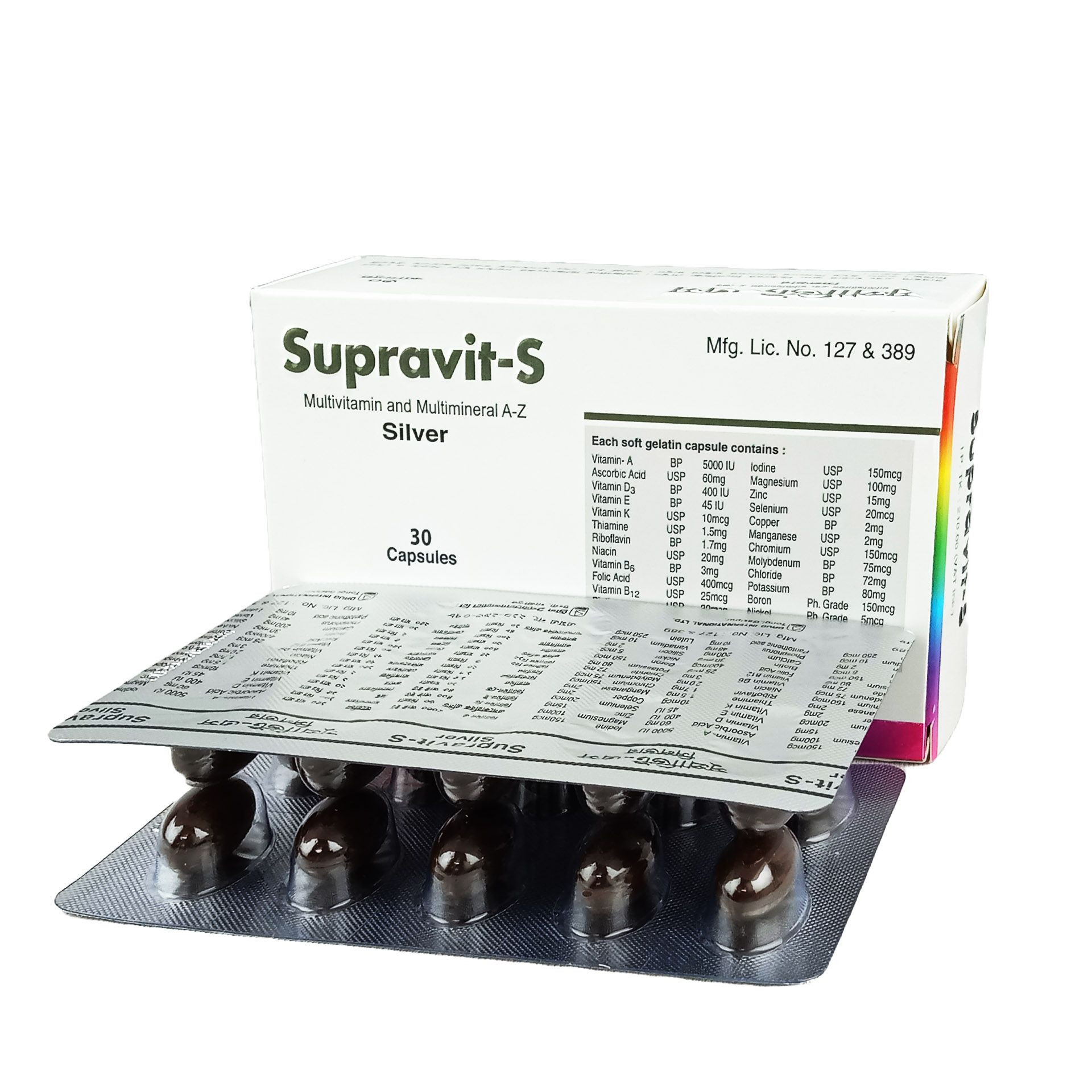 Pack Image: Supravit-S  Capsule (3 x 10)