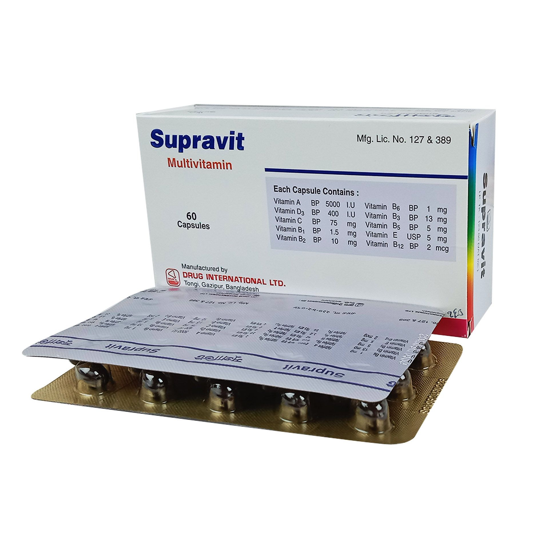 Pack Image: Supravit Capsule (4 x 15)