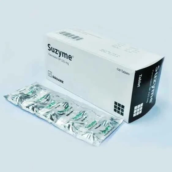 Pack Image: Suzyme 325 mg Tablet (10 x 10)