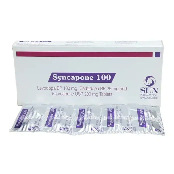 Pack Image: Syncapone 100 mg Tablet (3 x 10)