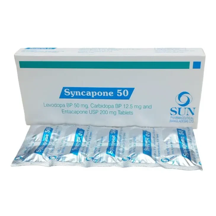 Pack Image: Syncapone 50 mg Tablet (3 x 10)