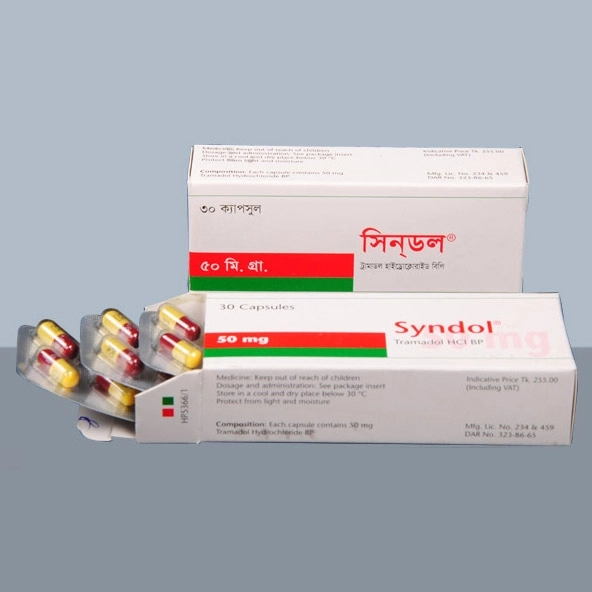 Pack Image: Syndol 50 mg Capsule (3 x 10)