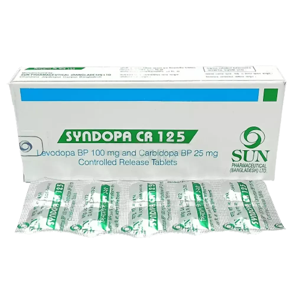 Pack Image: Syndopa CR 100 mg Tablet (3 x 10)