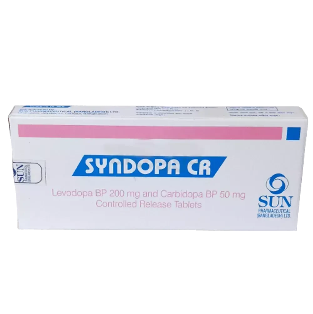 Pack Image: Syndopa CR 200 mg Tablet (3 x 10)