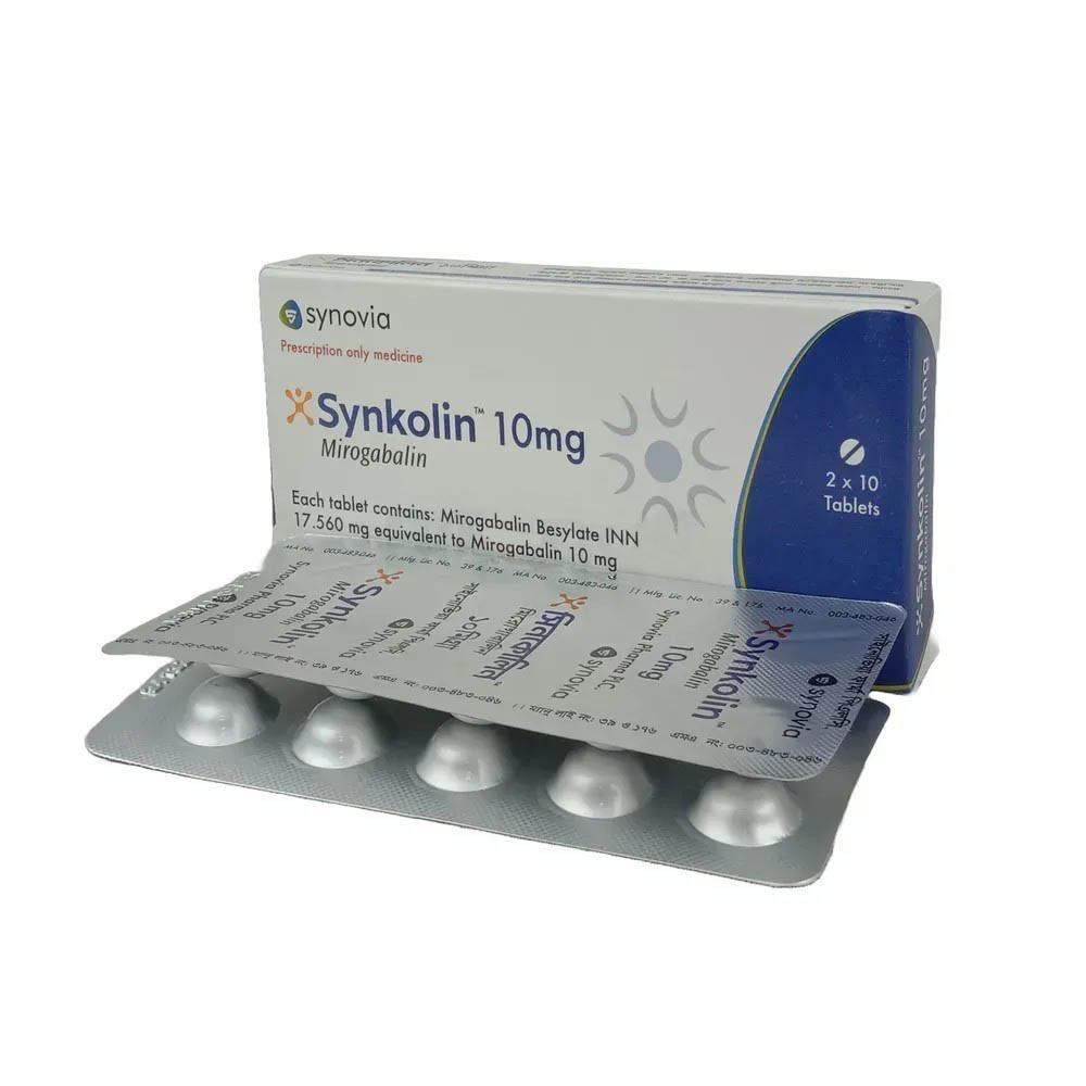 Pack Image: Synkolin 10 mg Tablet (1 x 10)