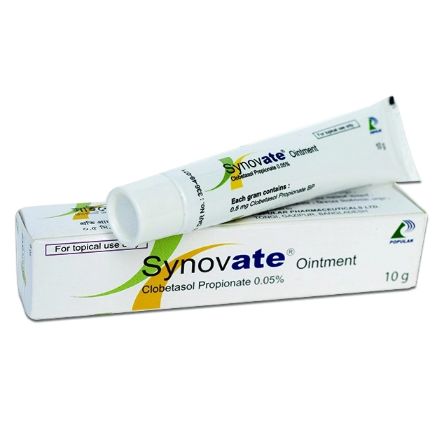 Pack Image: Synovate 0.05% Ointment (10 gm tube)