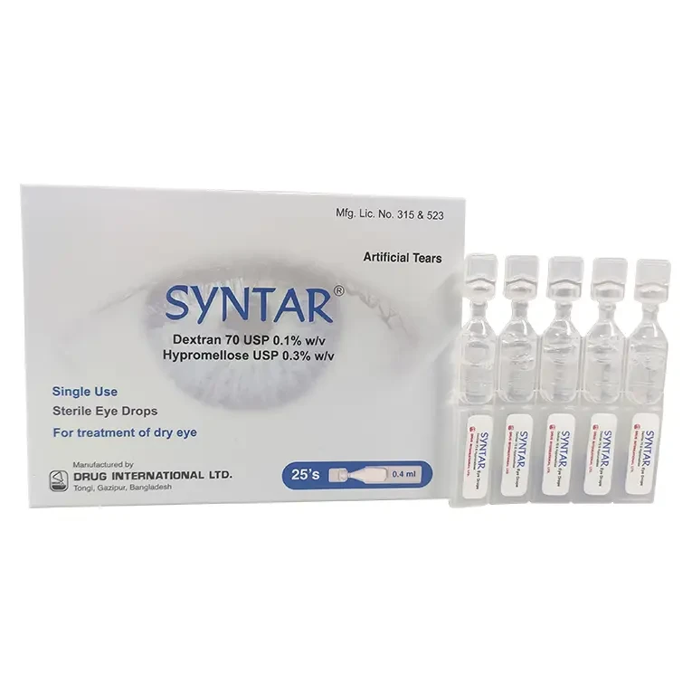 Pack Image: Syntar 0.1% 0.3% Eye Drop (0.4 ml container)