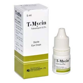 Pack Image: T-Mycin 0.3% Eye Drop (5 ml drop)
