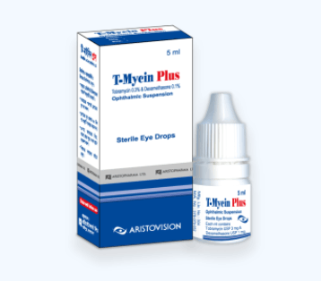 Pack Image: T-Mycin Plus 0.1% 0.3% Suspension (5 ml drop)
