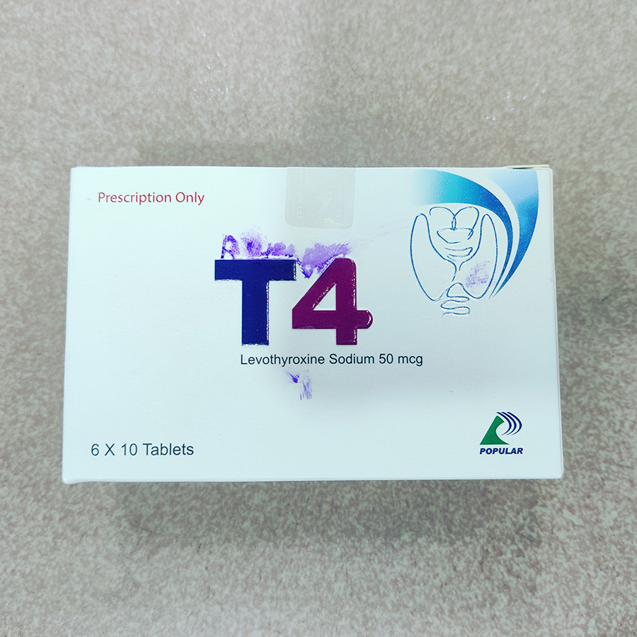 Pack Image: T4 50 mcg Tablet (6 x 10)