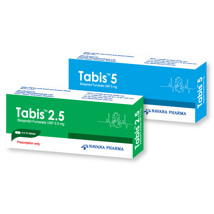 Pack Image: Tabis 5 mg Tablet (3 x 10)