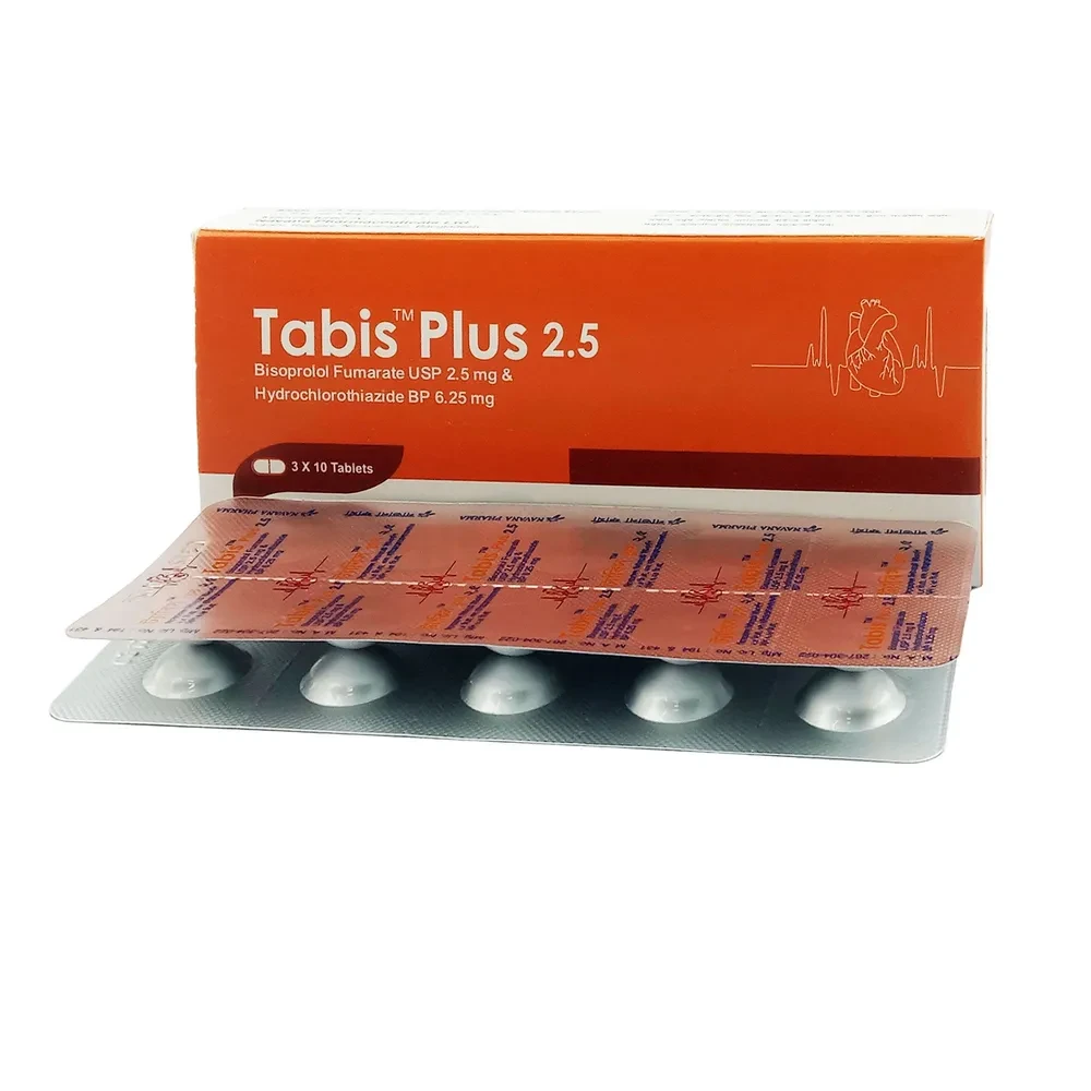 Pack Image: Tabis Plus 2.5 mg Tablet (3 x 10)