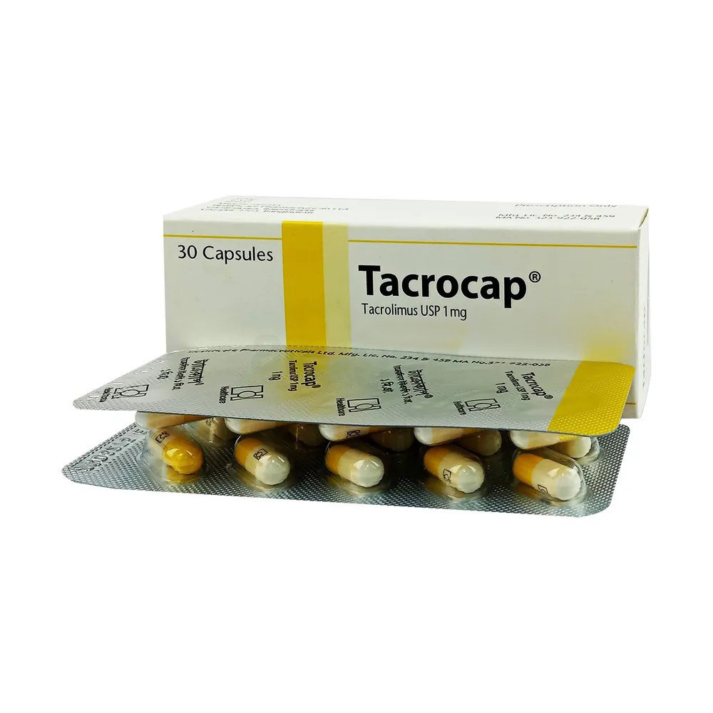 Pack Image: Tacrocap 1 mg Capsule (3 x 10)