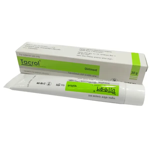 Pack Image: Tacrol 0.03% Ointment (30 gm tube)
