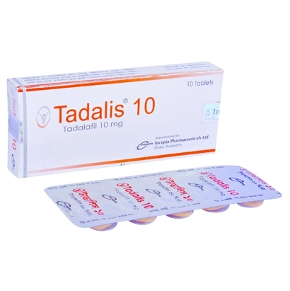 Pack Image: Tadalis 10 mg Tablet (1 x 10)
