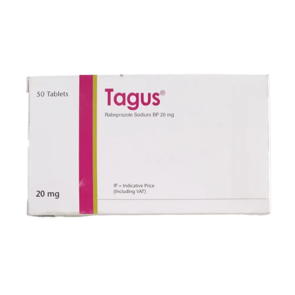 Pack Image: Tagus 20 mg Tablet (5 x 10)