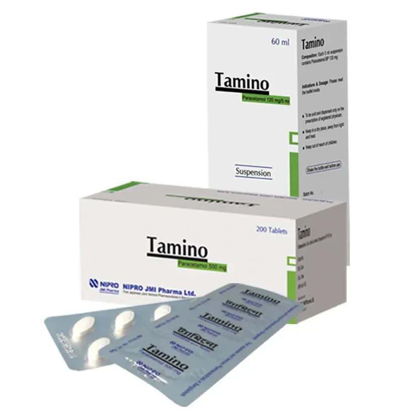 Pack Image: Tamino 500 mg Tablet (20 x 10)