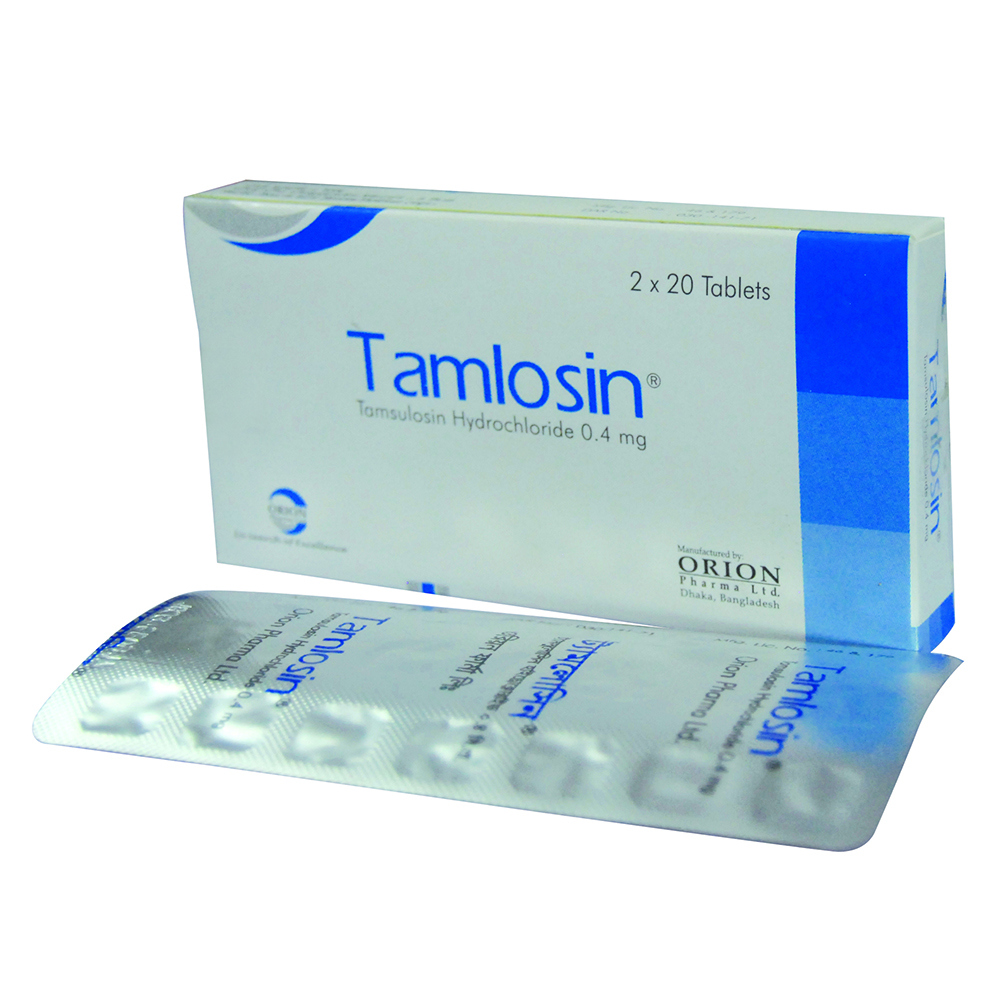 Pack Image: Tamlosin 0.4 mg Tablet (2 x 20)