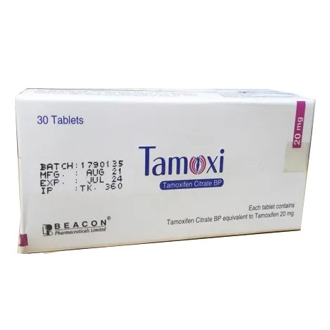 Pack Image: Tamoxi 20 mg Tablet (3 x 10)