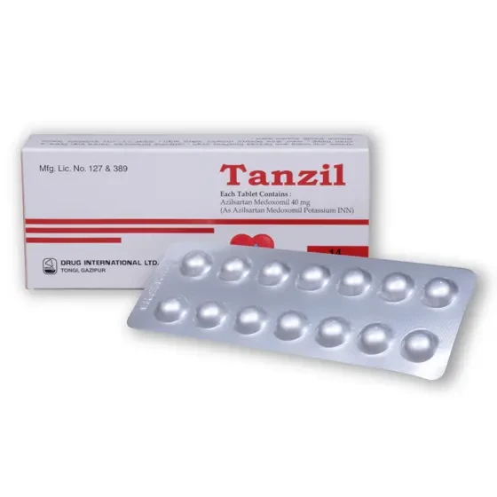 Pack Image: Tanzil 40 mg Tablet (1 x 14)