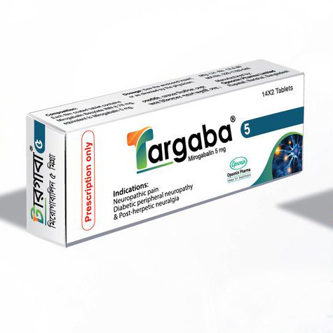 Pack Image: Targaba 5 mg Tablet (2 x 14)