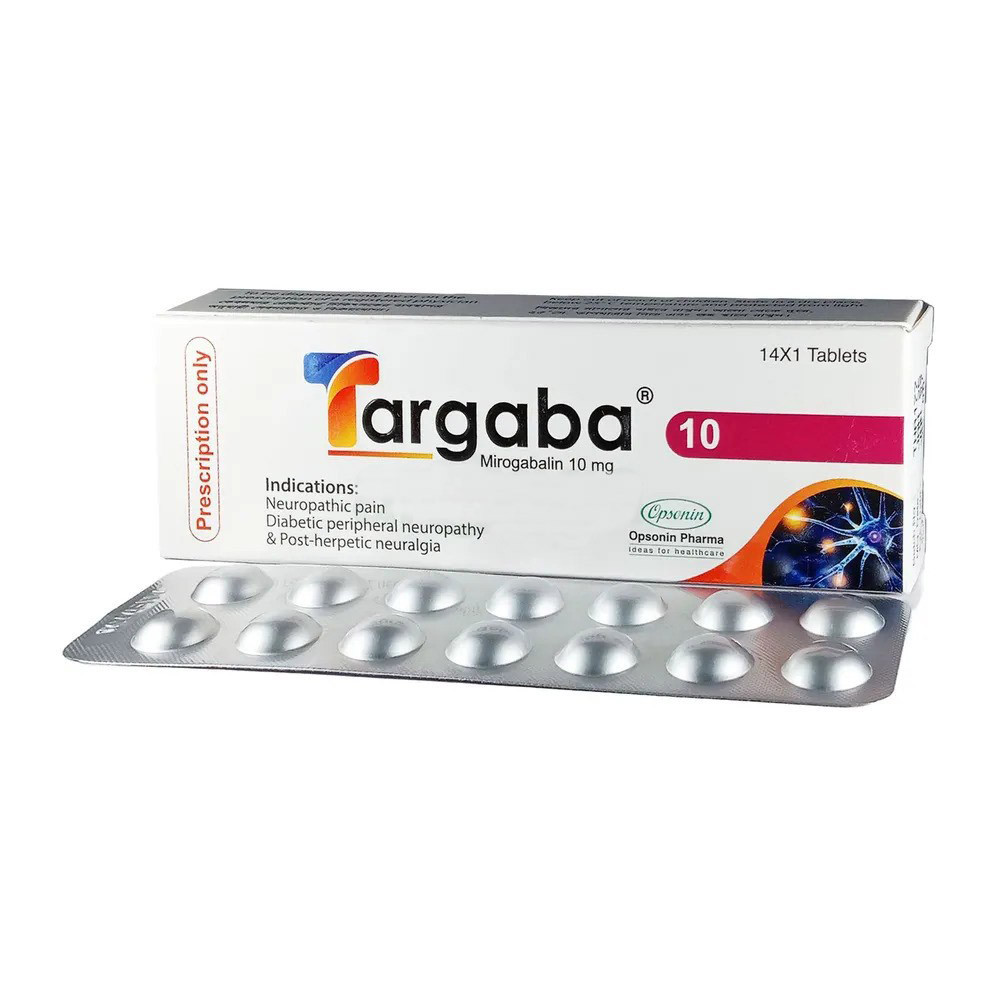 Pack Image: Targaba 10 mg Tablet (1 x 14)