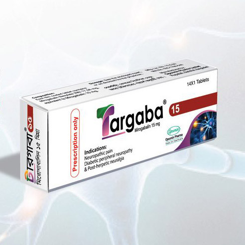Pack Image: Targaba 15 mg Tablet (1 x 14)