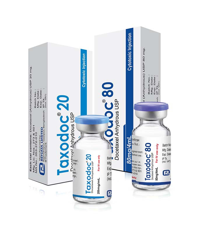 Pack Image: Taxodoc 80 mg Injection (80 mg vial)