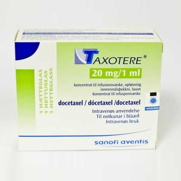 Pack Image: Taxotere 20 mg Injection (20 mg vial)