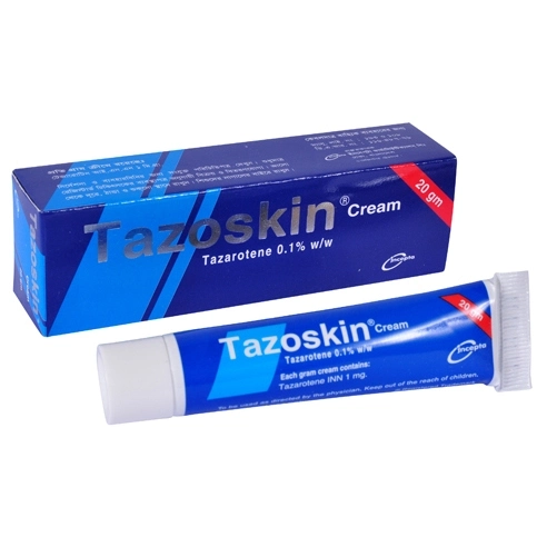 Pack Image: Tazoskin 0.1% Cream (20 gm tube)